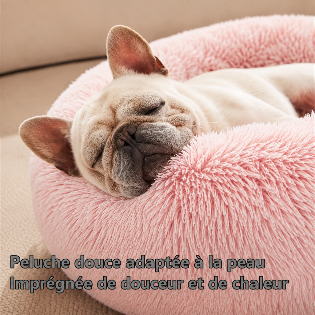 🐾 Panier Cocoon Anti-Stress Ultra Doux pour Chien &