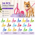 Laisse et harnais pour chiens et chats disponibles en plusieurs couleurs